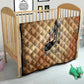Nefertem Ancient Egyptian Quilt Lion Head Lotus Flowers Incense Smoke Ancient