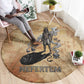 Nefertem Ancient Egyptian Round Carpet Lion Head Lotus Flowers Incense Smoke Ancient