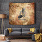 Nefertem Ancient Egyptian Tapestry Lion Head Lotus Flowers Incense Smoke Ancient