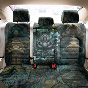 Nefertem Back Car Seat Cover Primordial Bloom Lotus Mystical Lion Cosmic Egyptian