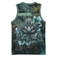 Nefertem Basketball Jersey Primordial Bloom Lotus Mystical Lion Cosmic Egyptian