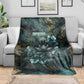 Nefertem Blanket Primordial Bloom Lotus Mystical Lion Cosmic Egyptian