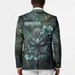 Nefertem Blazer Primordial Bloom Lotus Mystical Lion Cosmic Egyptian