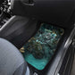 Nefertem Car Mats Primordial Bloom Lotus Mystical Lion Cosmic Egyptian