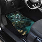 Nefertem Car Mats Primordial Bloom Lotus Mystical Lion Cosmic Egyptian