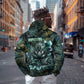 Nefertem Hoodie Primordial Bloom Lotus Mystical Lion Cosmic Egyptian