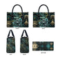 Nefertem Leather Bag Primordial Bloom Lotus Mystical Lion Cosmic Egyptian