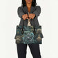 Nefertem Leather Bag Primordial Bloom Lotus Mystical Lion Cosmic Egyptian