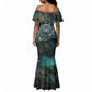 Nefertem Mermaid Dress Primordial Bloom Lotus Mystical Lion Cosmic Egyptian