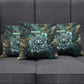 Nefertem Pillow Cover Primordial Bloom Lotus Mystical Lion Cosmic Egyptian