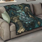 Nefertem Quilt Primordial Bloom Lotus Mystical Lion Cosmic Egyptian