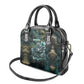Nefertem Shoulder Handbag Primordial Bloom Lotus Mystical Lion Cosmic Egyptian