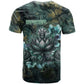 Nefertem T shirt Primordial Bloom Lotus Mystical Lion Cosmic Egyptian