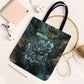 Nefertem Tote Bag Primordial Bloom Lotus Mystical Lion Cosmic Egyptian