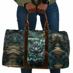 Nefertem Travel Bag Primordial Bloom Lotus Mystical Lion Cosmic Egyptian