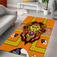 Swaziland Eswatini Area Rug Lion Shield and Leopard Print Tribal Design