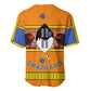 Swaziland Eswatini Baseball Jersey Lion Shield and Leopard Print Tribal Design