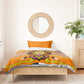 Swaziland Eswatini Bedding Set Lion Shield and Leopard Print Tribal Design
