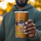 Swaziland Eswatini 4 in 1 Can Cooler Tumbler Lion Shield and Leopard Print Tribal Design