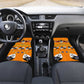 Swaziland Eswatini Car Mats Lion Shield and Leopard Print Tribal Design