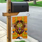 Swaziland Eswatini Garden Flag Lion Shield and Leopard Print Tribal Design