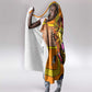 Swaziland Eswatini Hooded Blanket Lion Shield and Leopard Print Tribal Design