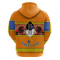Swaziland Eswatini Hoodie Lion Shield and Leopard Print Tribal Design