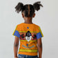 Swaziland Eswatini Kid T shirt Lion Shield and Leopard Print Tribal Design