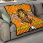 Swaziland Eswatini Quilt Lion Shield and Leopard Print Tribal Design