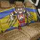 Swaziland Eswatini Back Car Seat Cover Coat of Arms Lion Elephant Shield Leopard Print Design