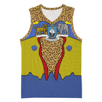Swaziland Eswatini Basketball Jersey Coat of Arms Lion Elephant Shield Leopard Print Design - African Pride