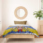 Swaziland Eswatini Bedding Set Coat of Arms Lion Elephant Shield Leopard Print Design