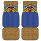 Swaziland Eswatini Car Mats Coat of Arms Lion Elephant Shield Leopard Print Design
