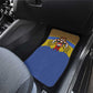 Swaziland Eswatini Car Mats Coat of Arms Lion Elephant Shield Leopard Print Design