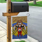 Swaziland Eswatini Garden Flag Coat of Arms Lion Elephant Shield Leopard Print Design