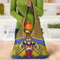 Swaziland Eswatini Grocery Bag Coat of Arms Lion Elephant Shield Leopard Print Design