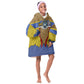 Swaziland Eswatini Kid Wearable Blanket Hoodie Coat of Arms Lion Elephant Shield Leopard Print Design