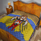 Swaziland Eswatini Quilt Coat of Arms Lion Elephant Shield Leopard Print Design
