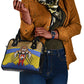 Swaziland Eswatini Shoulder Handbag Coat of Arms Lion Elephant Shield Leopard Print Design