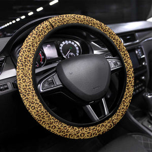 Swaziland Eswatini Steering Wheel Cover Coat of Arms Lion Elephant Shield Leopard Print Design
