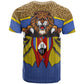Swaziland Eswatini T shirt Coat of Arms Lion Elephant Shield Leopard Print Design