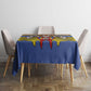 Swaziland Eswatini Tablecloth Coat of Arms Lion Elephant Shield Leopard Print Design