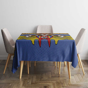 Swaziland Eswatini Tablecloth Coat of Arms Lion Elephant Shield Leopard Print Design