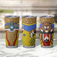 Swaziland Eswatini Tumbler Cup Coat of Arms Lion Elephant Shield Leopard Print Design