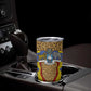 Swaziland Eswatini Tumbler Cup Coat of Arms Lion Elephant Shield Leopard Print Design