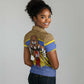 Swaziland Eswatini Women Polo Shirt Coat of Arms Lion Elephant Shield Leopard Print Design