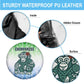 Sierra Leone Spare Tire Cover - Tribal Chimpanzee Design and Green Blue Gradient Pattern
