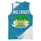Sierra Leone Crest Basketball Jersey with National Coat of Arms and Flag Colors - African Pride