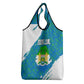 Sierra Leone Crest Grocery Bag with National Coat of Arms and Flag Colors