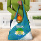 Sierra Leone Crest Grocery Bag with National Coat of Arms and Flag Colors